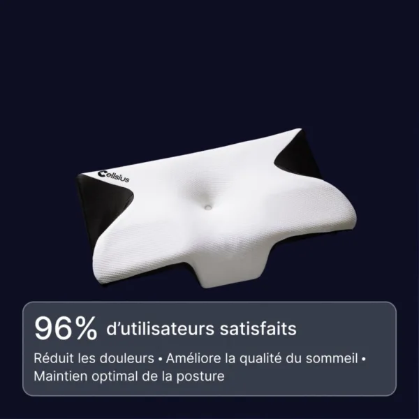 Oreiller Papillon Cervical Cellsius - Le secret du dormeur latéral et dorsal
