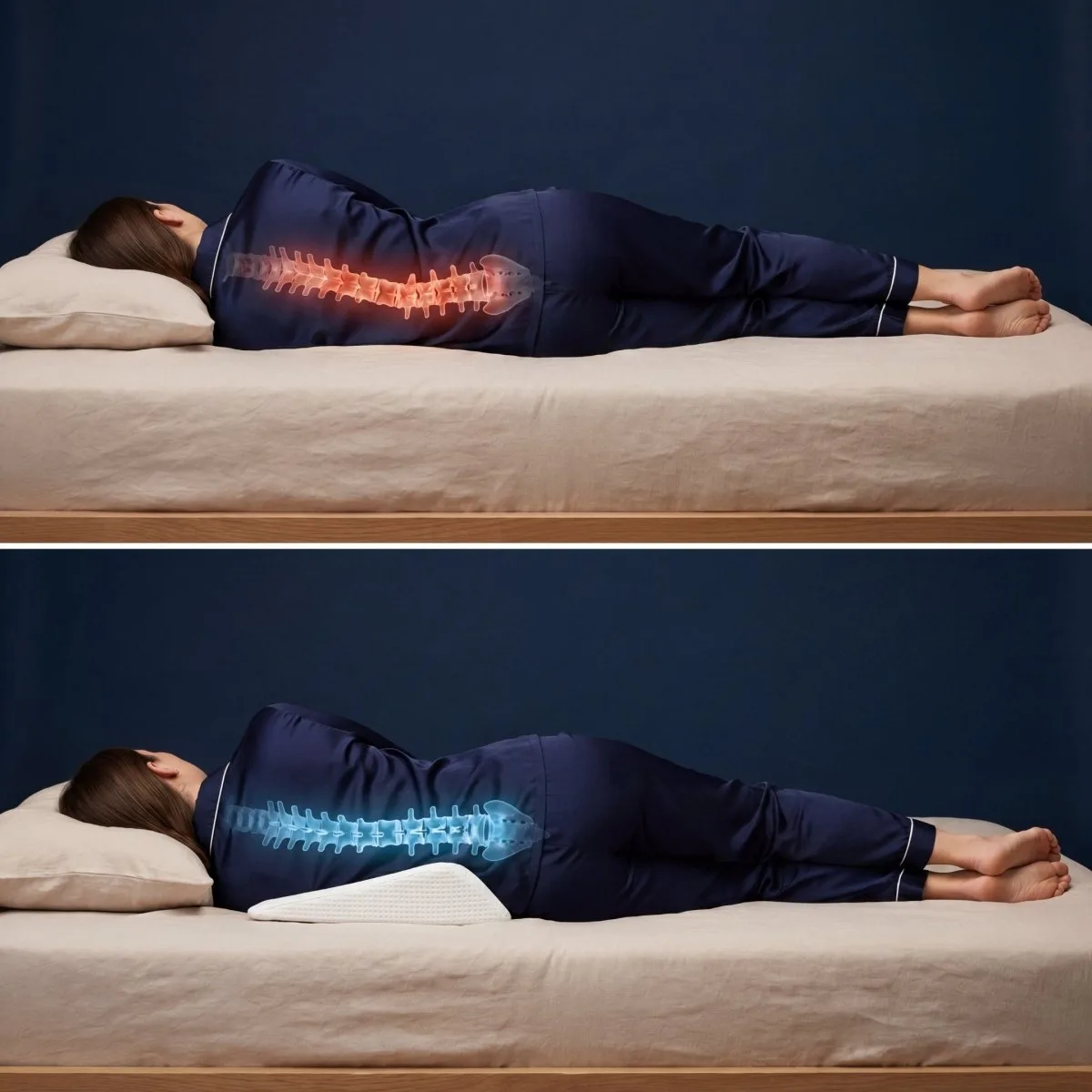 Coussin Orthopédique Lombaires Cellsius - Soulage les douleurs dorsales
