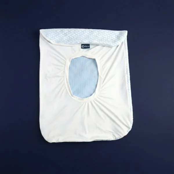Taie d'oreiller fraîche et pratique (système drap housse) - Pose rapide, nuits fraîches