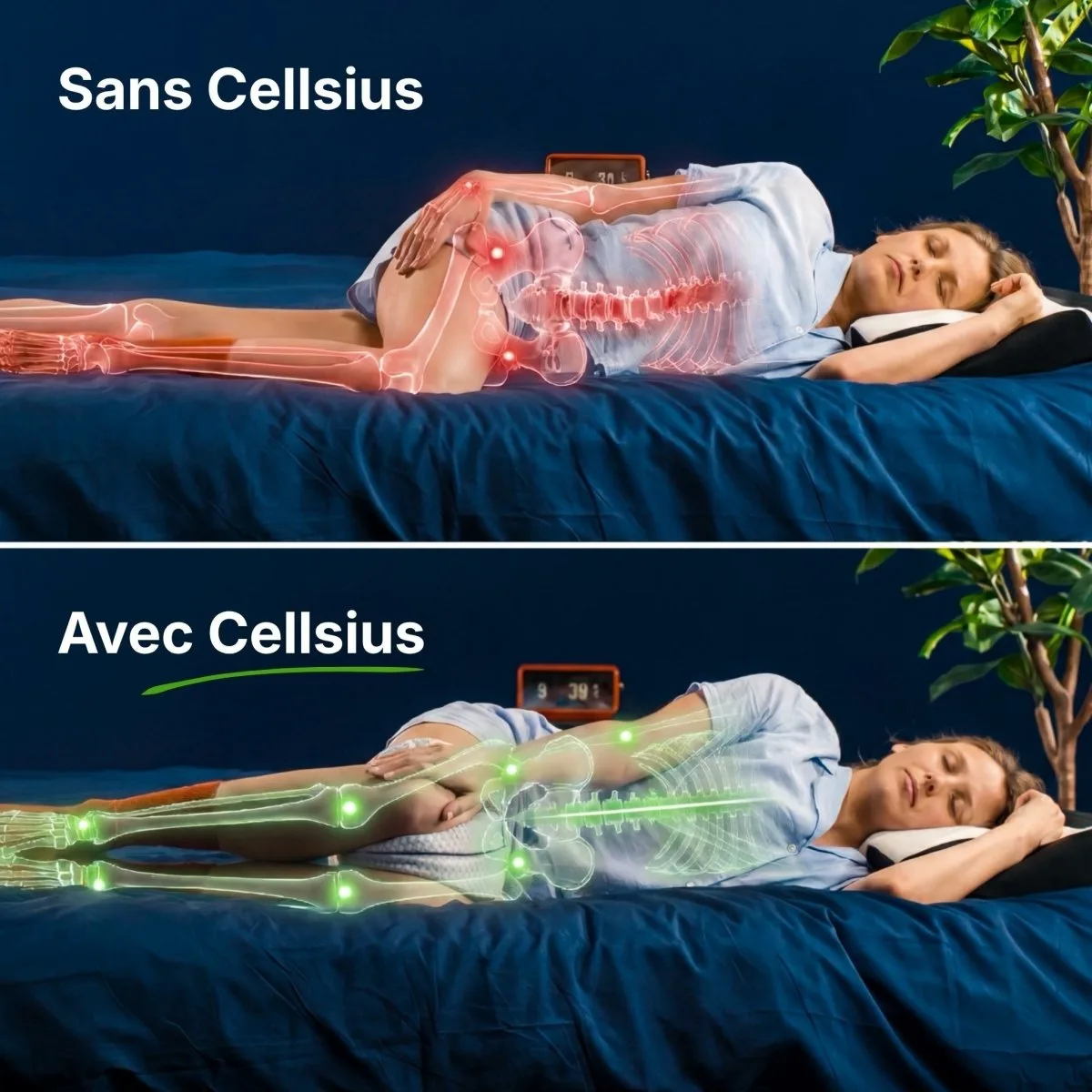 Coussin Orthopédique Cellsius - Le secret d'une sciatique disparue