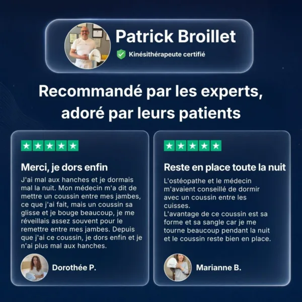 Coussin Orthopédique Cellsius - Le secret d'une sciatique disparue