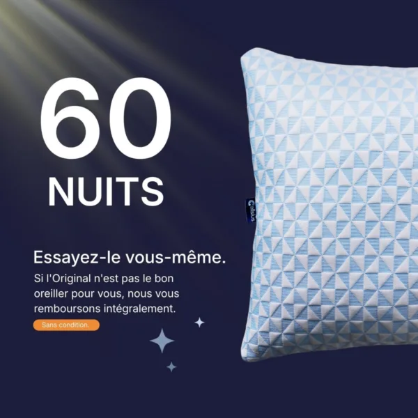 Oreiller Original Cellsius - Le premier oreiller qui s'adapte à votre corps